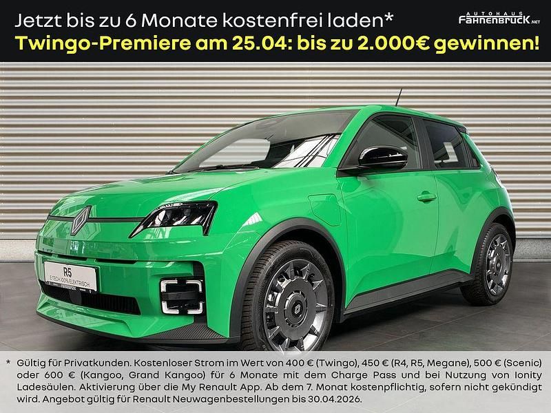 Neu Renault 5 E-Tech Evolution 89 kW (122 PS) 2026 Grün Limousine