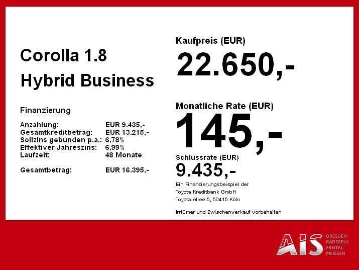 Gebraucht Toyota Corolla Business Edition 122 PS (89 kW) 2022 Super white 2 Limousine