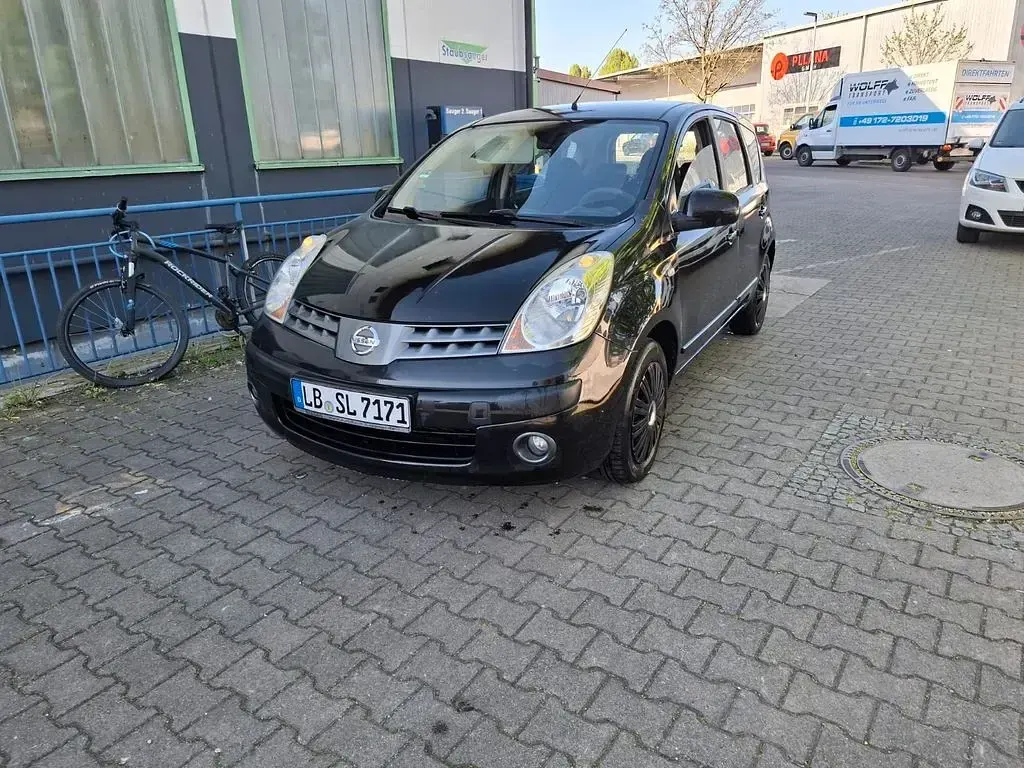 Second-hand Nissan Note Acenta 88 CP (64 kW) 2006 Negru Hatchback