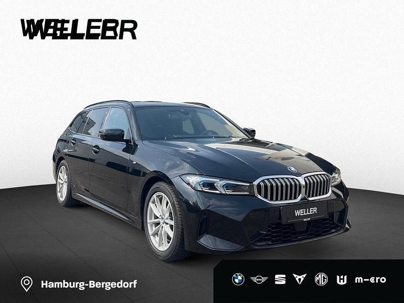 Black sapphire (schwarz) Gebraucht 2024 BMW 320 M Sport Kombi | 40.470 € (Guter Preis) - Bild 1/4