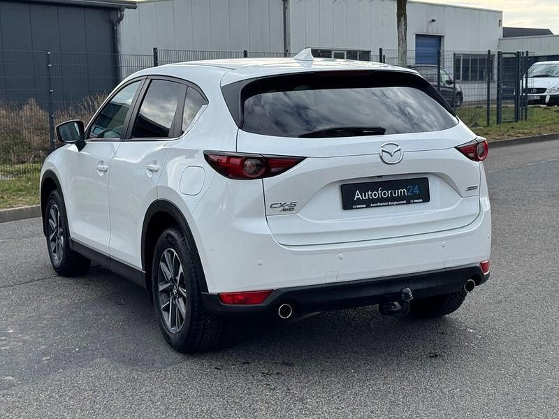 Gebraucht Mazda CX-5 Exclusive-Line 150 PS (110 kW) 2017 Weiß SUV