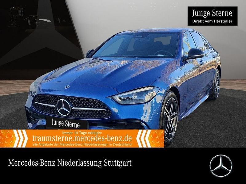 Spektralblau Gebraucht 2024 Mercedes C300e AMG Limousine | 42.890 € (Superpreis) - Bild 1/3
