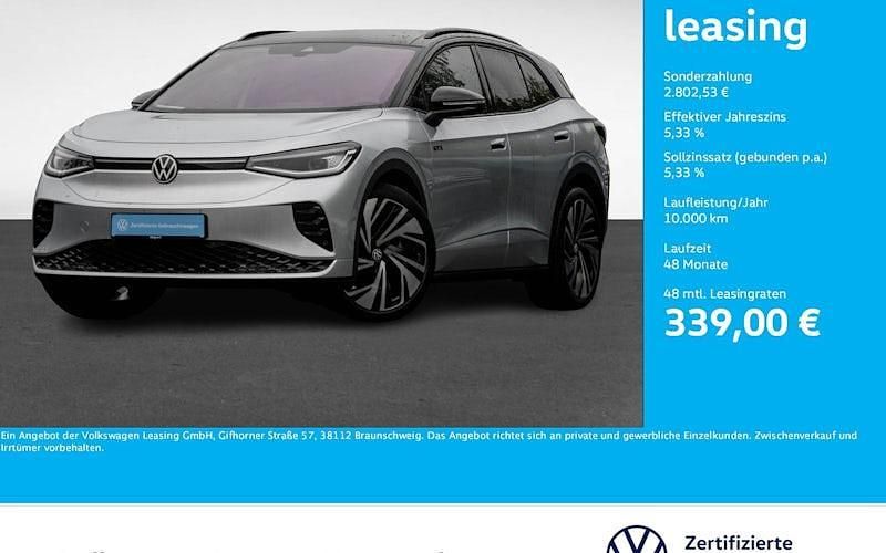Silber Gebraucht 2024 VW ID.4 GTX SUV | 42.777 € - Bild 1/4