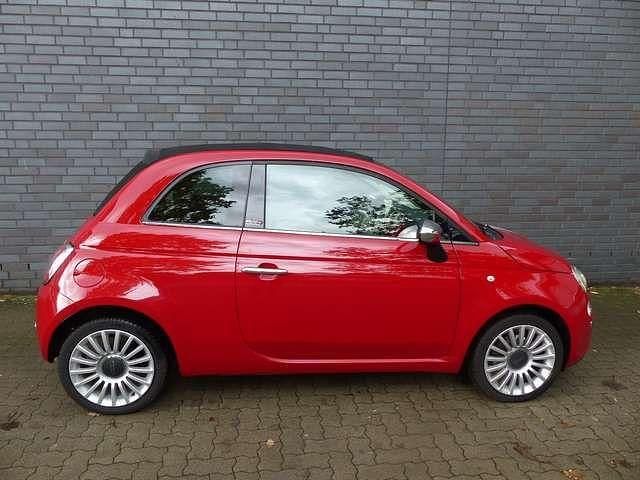Second-hand Fiat 500C 86 CP (63 kW) 2014 Roșu Cabrio
