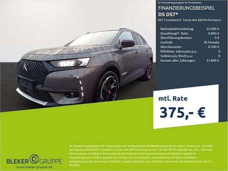 Platingrau Gebraucht 2022 DS Automobiles DS7 Crossback Performance Line Plus SUV | 29.780 € (Guter Preis) - Bild 1/3