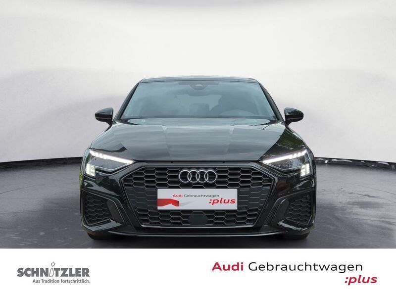 Schwarz Gebraucht 2024 Audi A3 Sportback S-Line Limousine | 31.980 € (Superpreis) - Bild 1/4