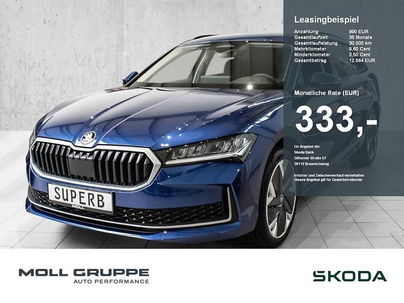Blau Neu 2025 Skoda Superb Selection Kombi | 42.880 € (Fairer Preis) - Bild 1/4