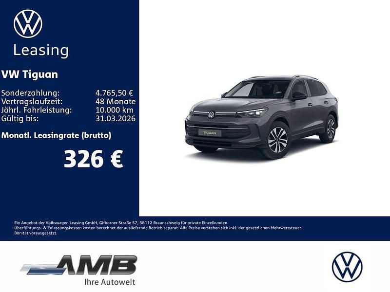 Neu VW Tiguan 131 PS (96 kW) 2025 Grau SUV