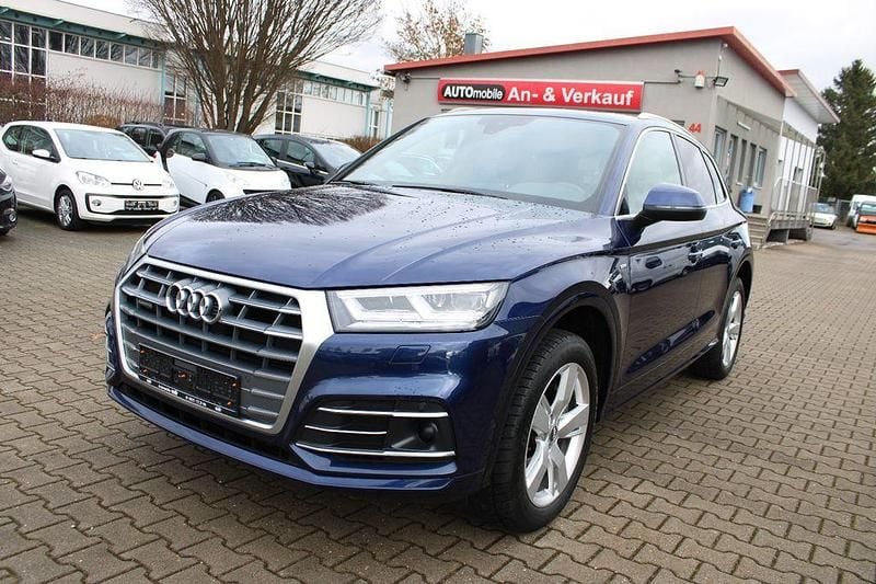 Blau Gebraucht 2018 Audi Q5 S-Line SUV | 24.990 € (Superpreis) - Bild 1/4