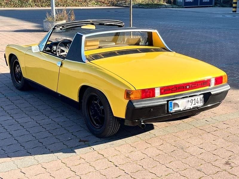 Gelb Gebraucht 1974 Porsche 914 Cabrio | 19.600 € - Bild 1/4