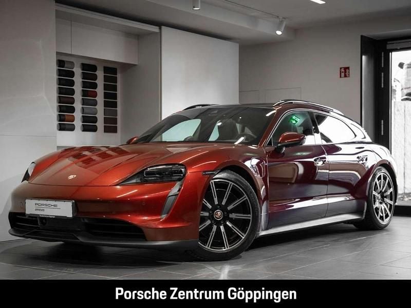 Cherrymetallic Gebraucht 2022 Porsche Taycan Sport Turismo Kombi | 60.880 € (Guter Preis) - Bild 1/3