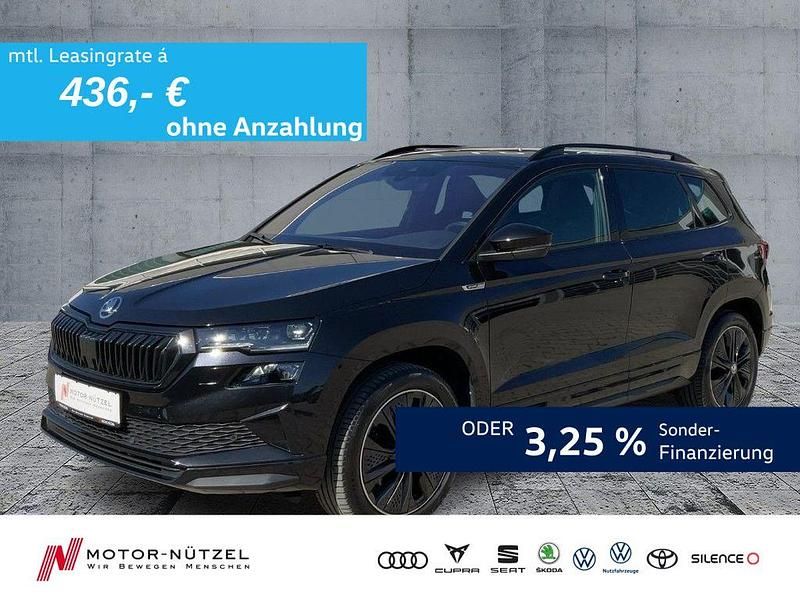 Schwarz Gebraucht 2022 Skoda Karoq SportLine SUV | 29.930 € (Fairer Preis) - Bild 1/4