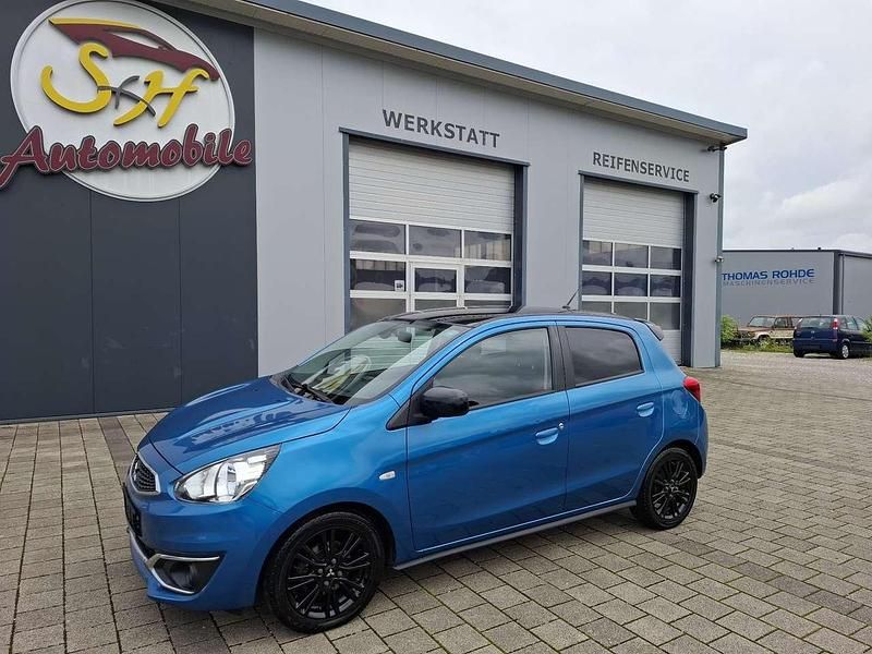 Blau Gebraucht 2020 Mitsubishi Space Star Diamant Edition Kleinwagen | 8.650 € (Guter Preis) - Bild 1/4