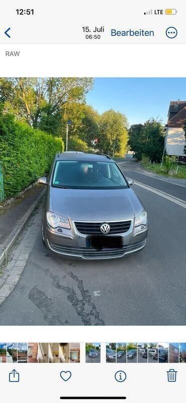 Grau Gebraucht 2007 VW Touran Van / Kleinbus | 2.800 € (Fairer Preis) - Bild 1/4