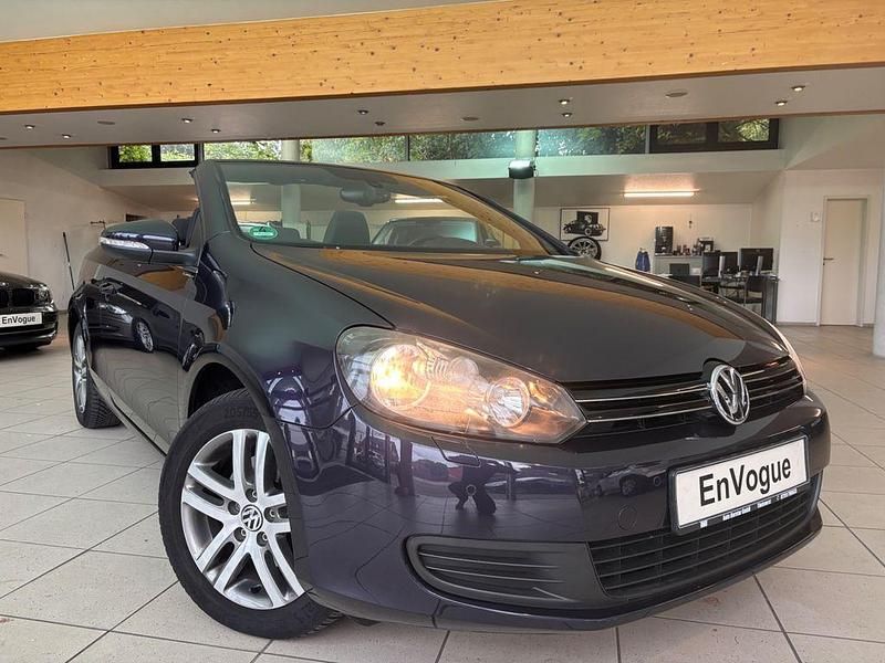 Violett Gebraucht 2012 VW Golf Cabriolet Sportline Cabrio | 7.950 € (Superpreis) - Bild 1/4