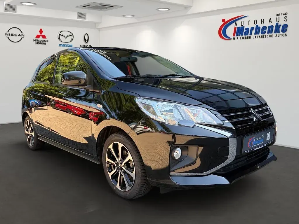 Gebraucht Mitsubishi Space Star Spirit+ 71 PS (52 kW) 2021 Schwarz Kleinwagen