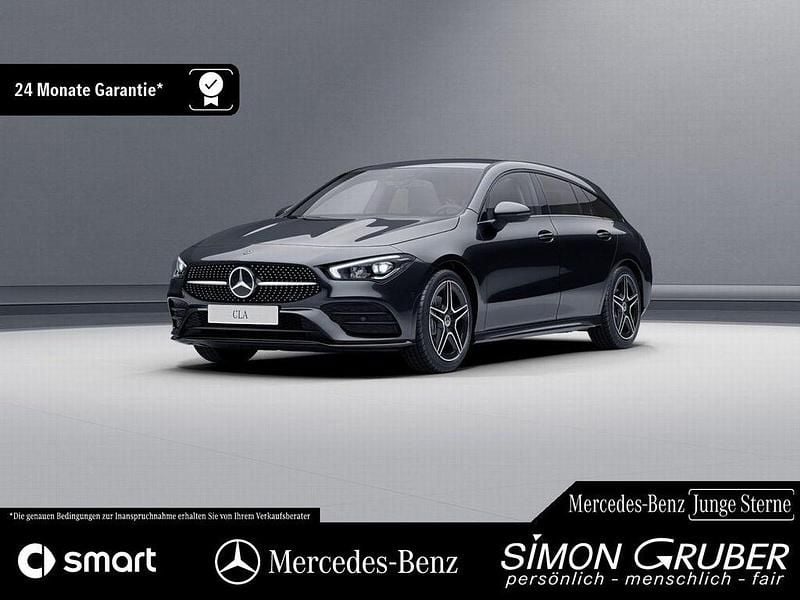 Lack kosmosschwarz (metallic) Gebraucht 2023 Mercedes CLA200 Shooting Brake Night Kombi | 29.950 € (Guter Preis) - Bild 1/4
