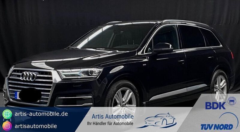 Orcaschwarz Gebraucht 2017 Audi Q7 Sport SUV | 39.450 € (Guter Preis) - Bild 1/4