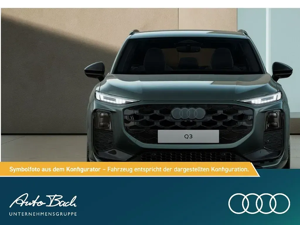 Neu Audi Q3 S-Line 272 PS (200 kW) 2026 Salbeigrün metallic SUV
