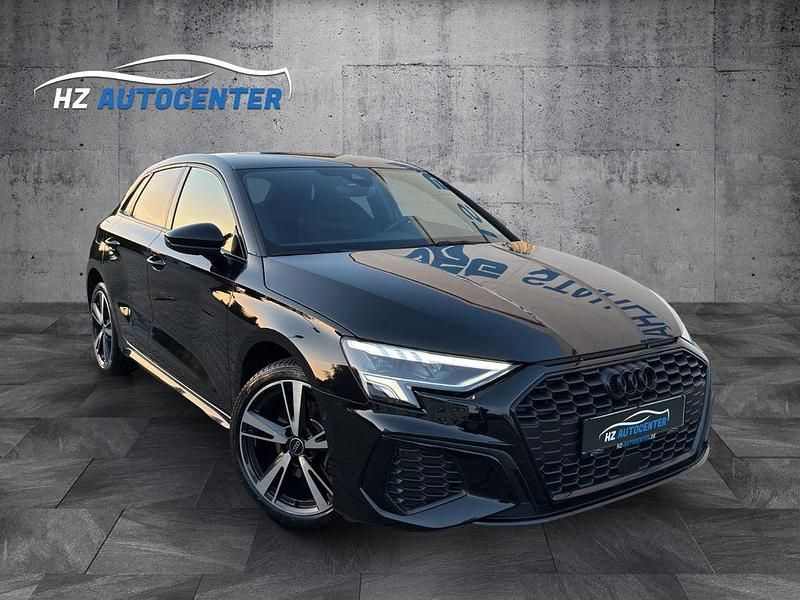 Schwarz Gebraucht 2023 Audi A3 Sportback e-tron S-Line Kleinwagen | 29.999 € (Fairer Preis) - Bild 1/4