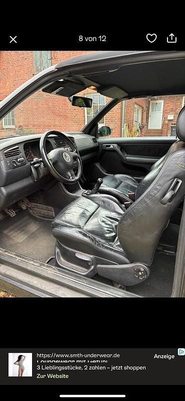 Gebraucht VW Golf Cabriolet 110 PS (80 kW) 2000 Schwarz Cabrio