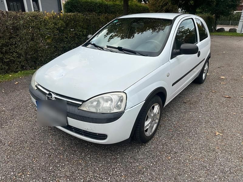 Weiß Gebraucht 2003 Opel Corsa Kleinwagen | 1.650 € - Bild 1/4