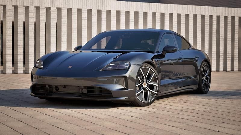 Tiefschwarzmetallic Neu 2025 Porsche Taycan Black Edition Limousine | 127.200 € (Superpreis) - Bild 1/4