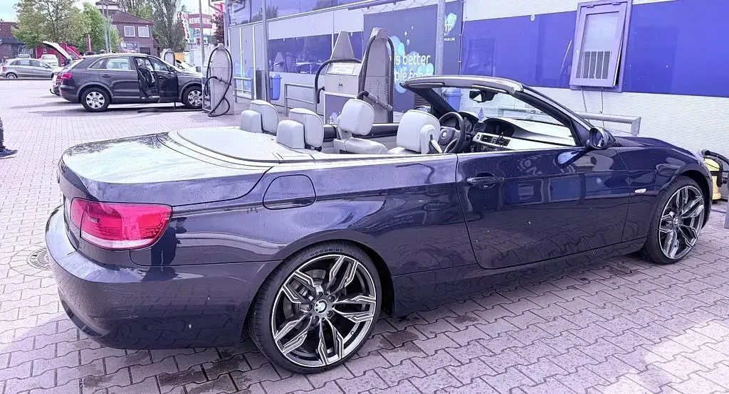 Gebraucht BMW 325 Cabriolet Sport Line 218 PS (160 kW) 2008 Blau Cabrio