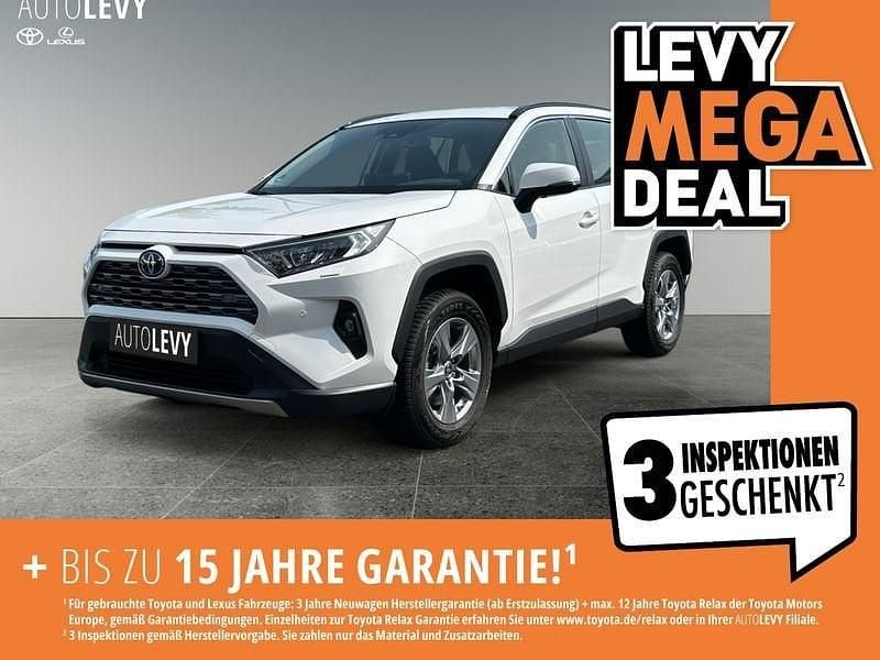 Weiß Gebraucht 2024 Toyota RAV4 Hybrid Edition SUV | 34.480 € - Bild 1/4