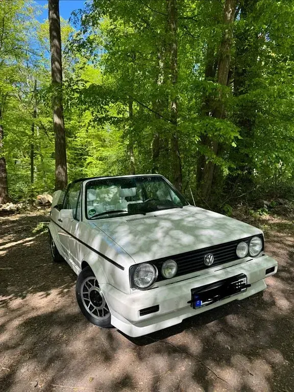 Gebraucht VW Golf Cabriolet 98 PS (72 kW) 1990 Weiß Cabrio