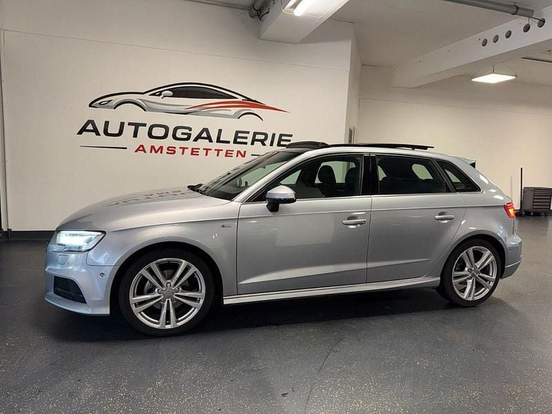Brugt Audi A3 S-Line 150 HK (110 kW) 2019 Sølv Sedan