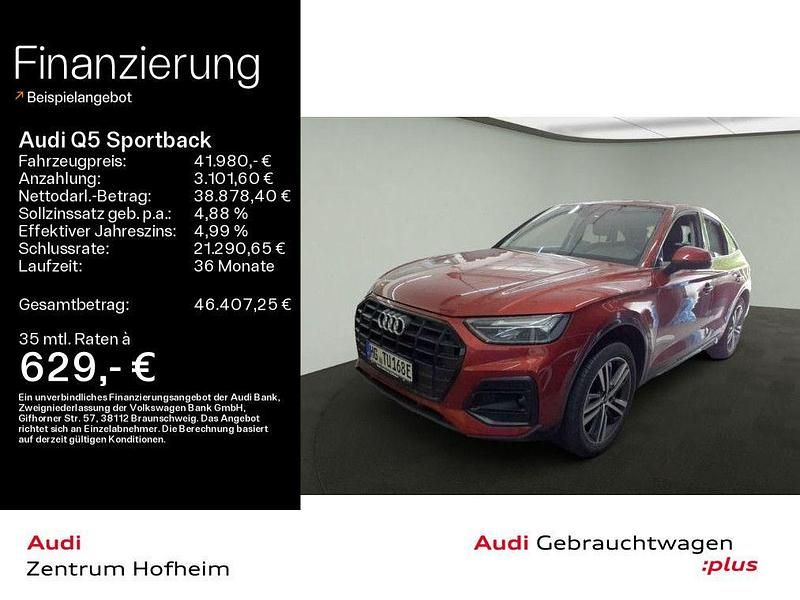 Rot Gebraucht 2021 Audi Q5 Sportback Advanced SUV | 41.980 € (Fairer Preis) - Bild 1/3