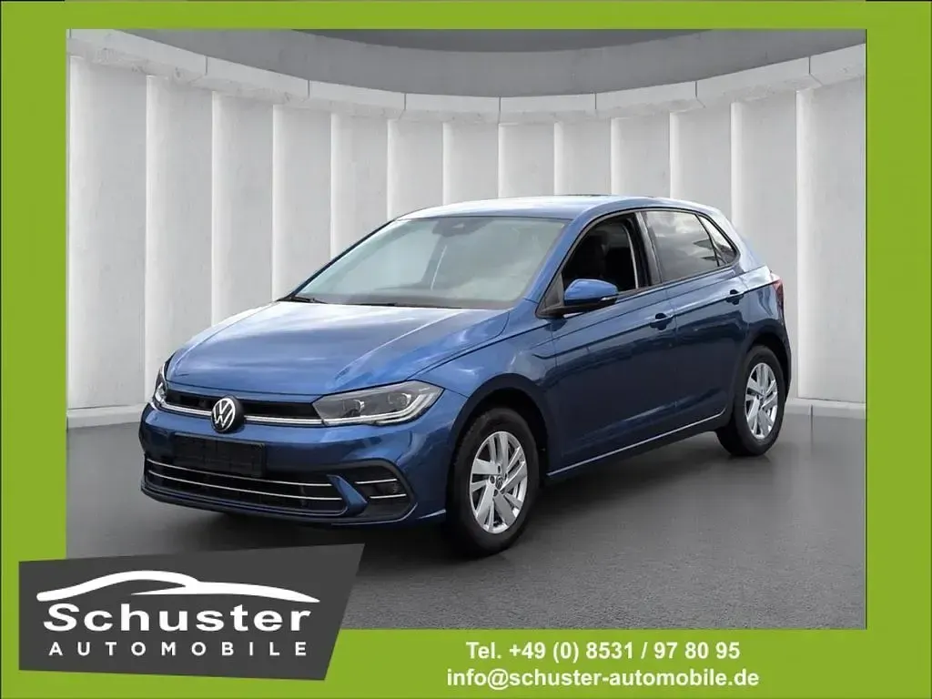Brugt VW Polo Style 110 HK (80 kW) 2022 Blå Hatchback