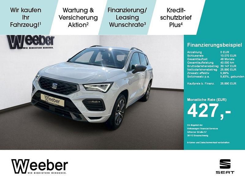 Gebraucht Seat Ateca FR 150 PS (110 kW) 2023 Nevada weiss SUV