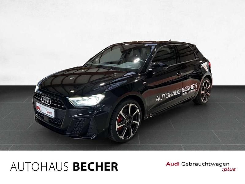 Mythosschwarz metallic Gebraucht 2025 Audi A1 S-Line Kleinwagen | 37.630 € - Bild 1/4