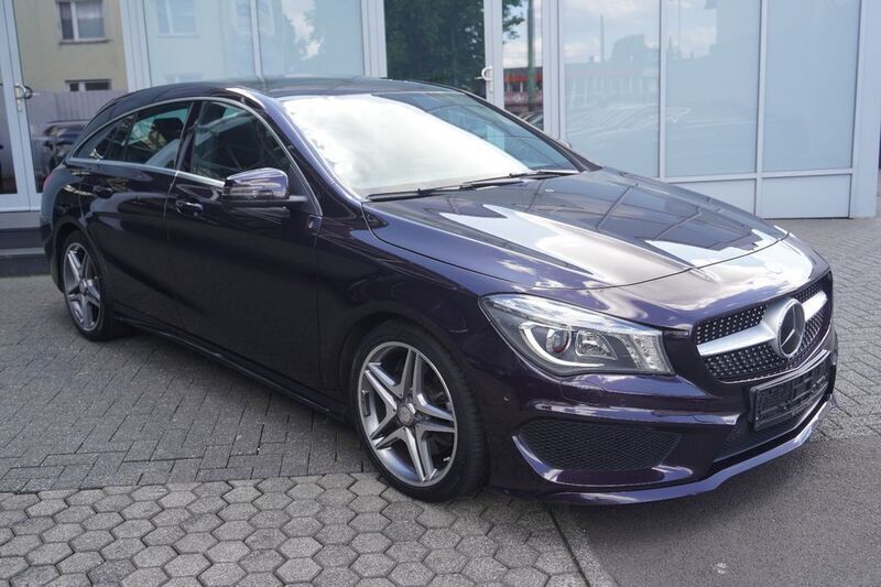Violett Gebraucht 2015 Mercedes CLA250 Shooting Brake AMG Kombi | 21.499 € (Fairer Preis) - Bild 1/4