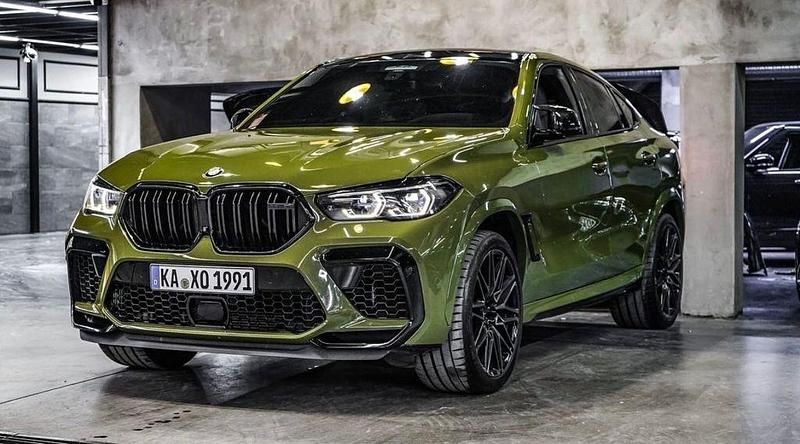 Grün Gebraucht 2021 BMW X6 M Competition Edition SUV | 85.999 € (Etwas zu teuer) - Bild 1/4