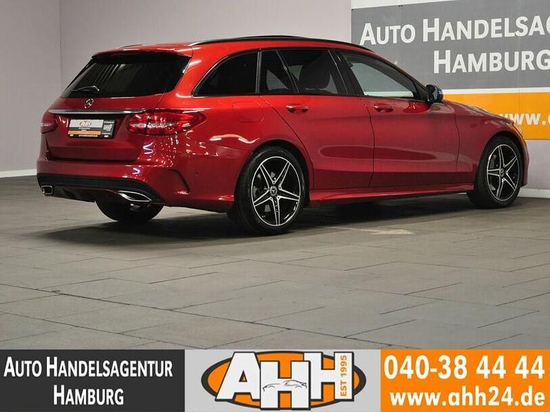 Gebraucht Mercedes C200 AMG 184 PS (135 kW) 2017 Manufaktur hyazinthrot met. Kombi
