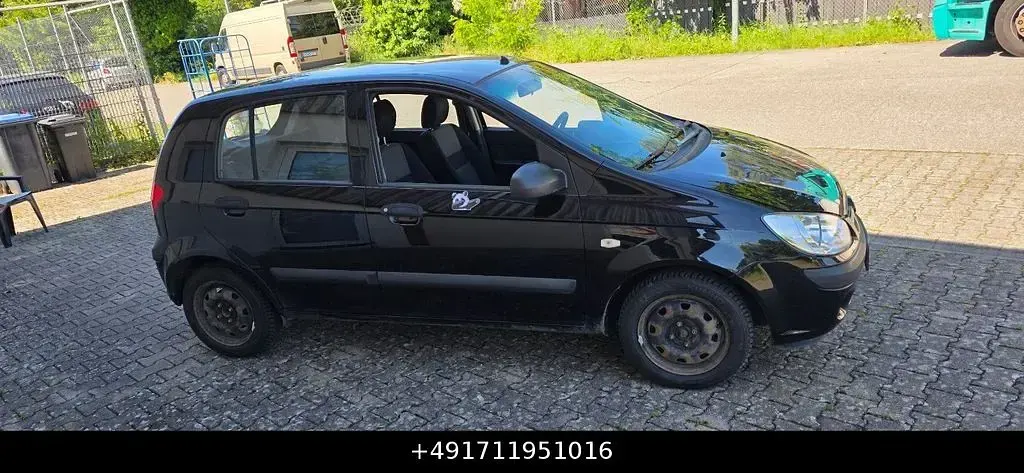 Gebraucht Hyundai Getz Basis 67 PS (49 kW) 2008 Schwarz Kleinwagen