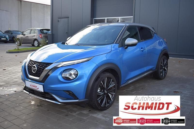 Gebraucht Nissan Juke 114 PS (83 kW) 2022 Vivid blue/dach silver SUV