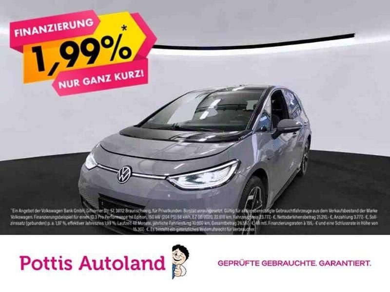 Grau Gebraucht 2022 VW ID.3 Pro Kleinwagen | 19.977 € (Guter Preis) - Bild 1/3