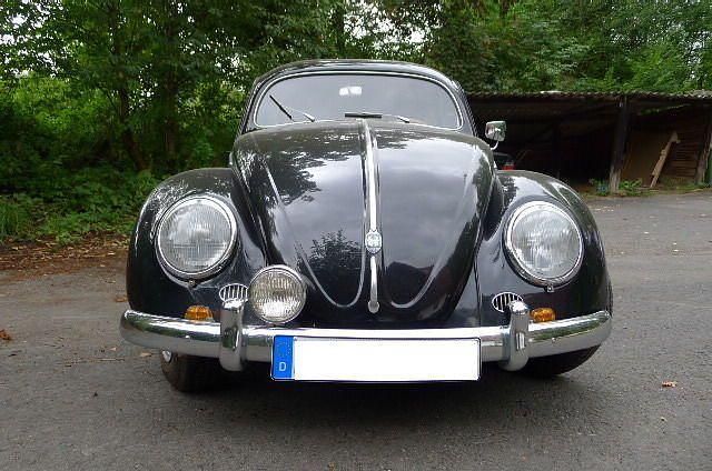Schwarz Gebraucht 1955 VW Käfer Limousine | 12.690 € - Bild 1/4