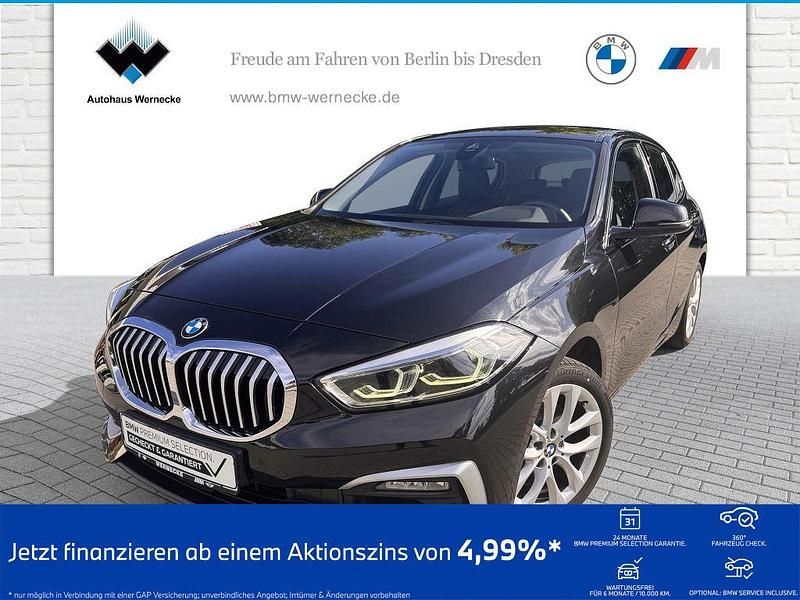 Saphirschwarz Gebraucht 2020 BMW 118 Luxury Line Kleinwagen | 18.490 € (Fairer Preis) - Bild 1/4