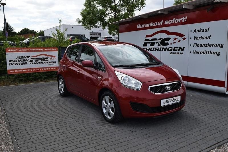 Rot Gebraucht 2012 Kia Venga Kleinwagen | 2.990 € - Bild 1/4