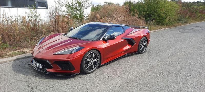 Rot Gebraucht 2022 Corvette C8 Cabrio | 96.500 € - Bild 1/4