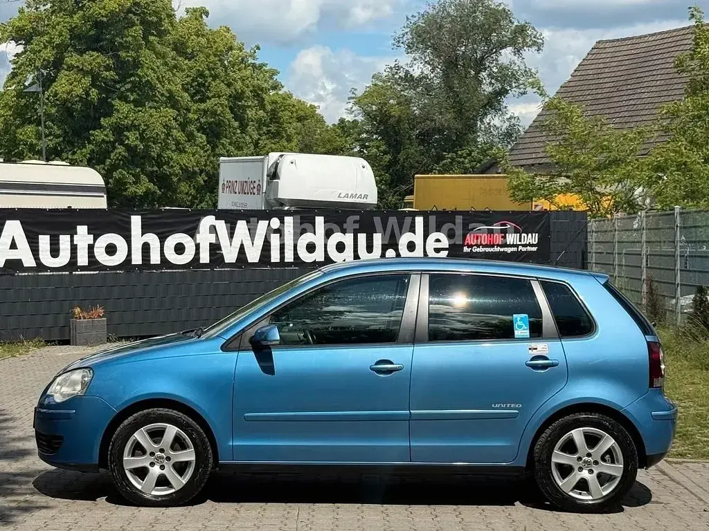 Gebraucht VW Polo United 80 PS (58 kW) 2008 Blau Kleinwagen