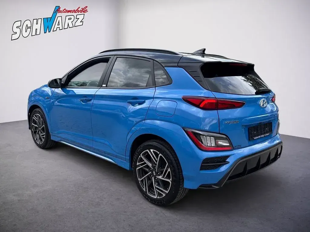 Gebraucht Hyundai Kona N Line 120 PS (88 kW) 2021 Blau SUV