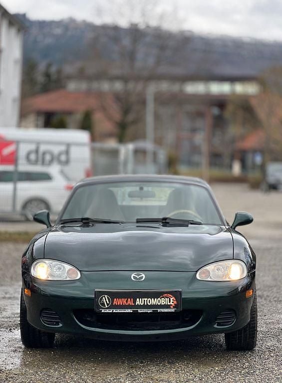 Gebraucht Mazda MX5 110 PS (80 kW) 2002 Grün Cabrio