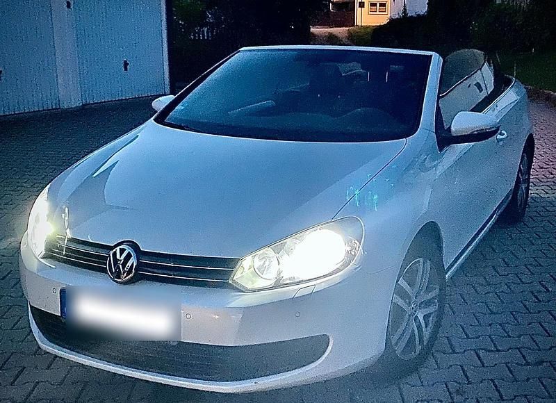 Weiß Gebraucht 2013 VW Golf Cabriolet Cabrio | 8.500 € (Fairer Preis) - Bild 1/4