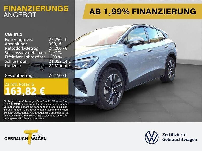 Silber Gebraucht 2022 VW ID.4 Pro Performance SUV | 24.790 € (Superpreis) - Bild 1/4